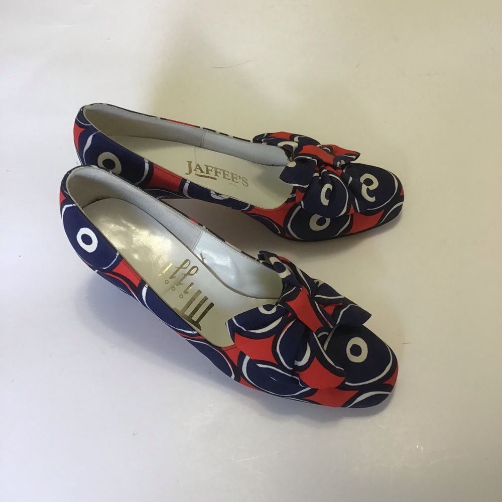 Vintage 1950’s/60’s JAFFEE’S Mijji Pumps, Red, white & blue! - Picture 14 of 14
